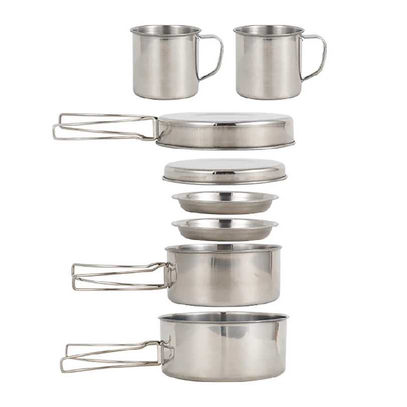Camping Cooking Wok - Conjunto de Utensílios de Cozinha para