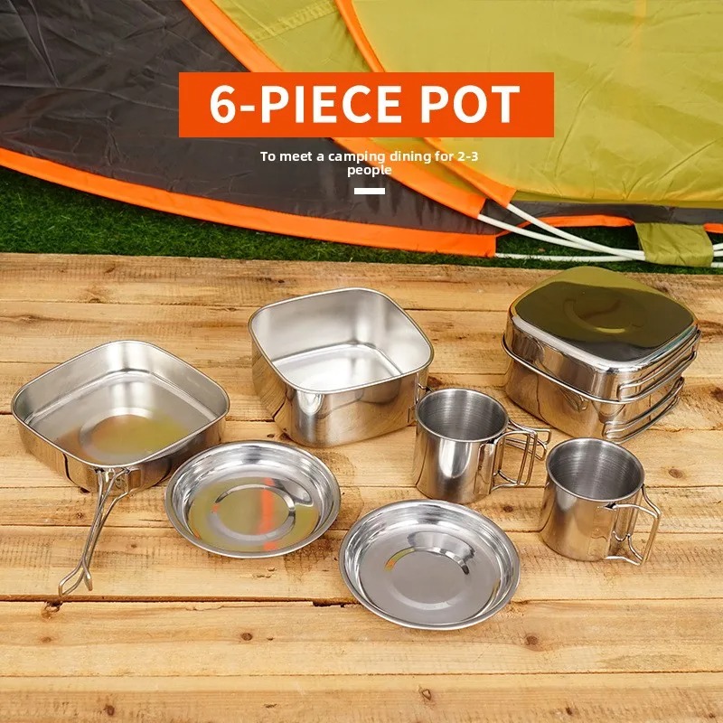 Japanese Camping Cooking - Conjunto de utensílios de cozinha para