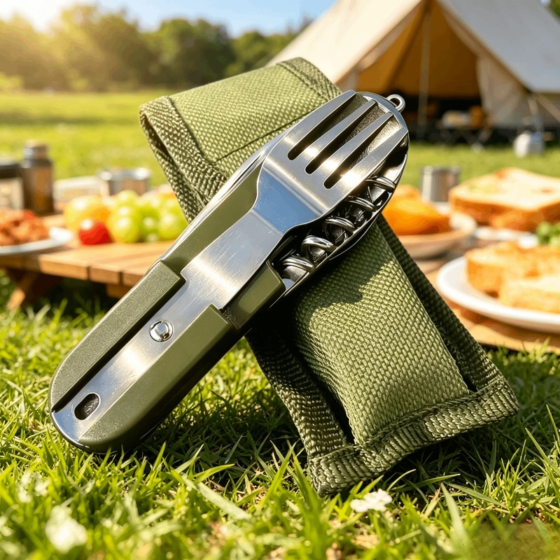 Camping Cooking Knife Set - Conjunto de Talheres de Camping 7