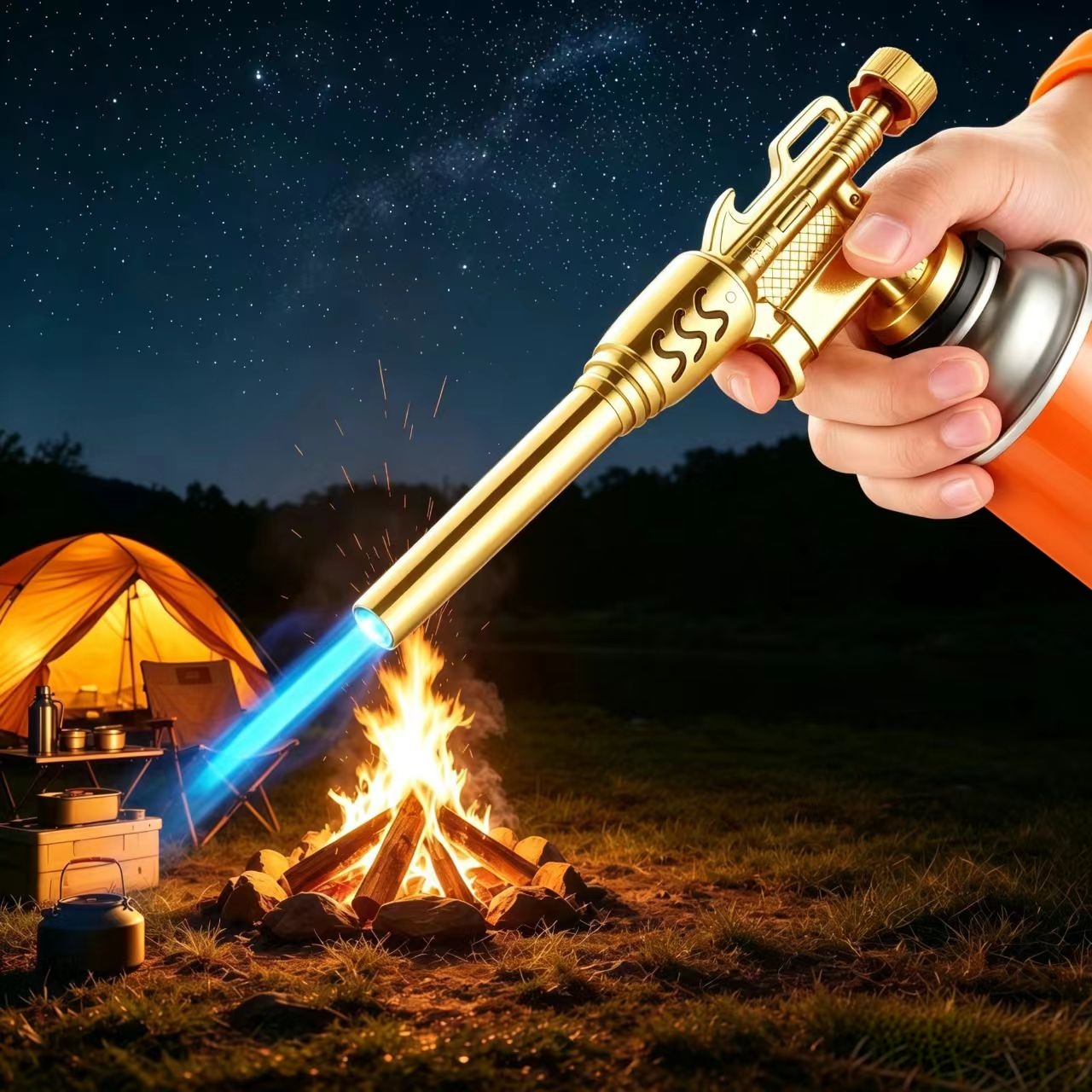 Camping Cooking Torch - Isqueiro resistente ao calor com chama