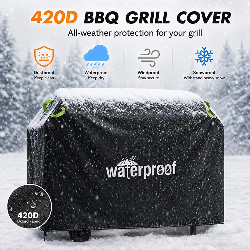 Camping Cooking Tent - Capa Protetora Impermeável 420D para Churrasqueira