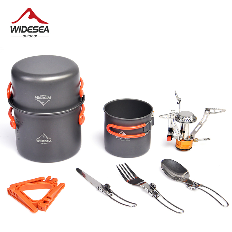 Camping Cooking Knife Set - Widesea-Camping Conjunto Panelas, Suprimentos de Equipamentos