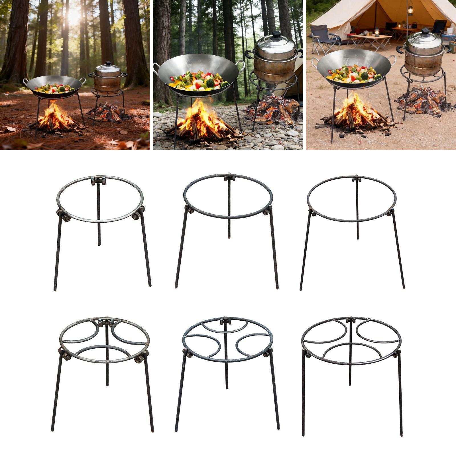 Suporte Tripé para Fogueira, S - Camping Cooking Wok avaliação e preço