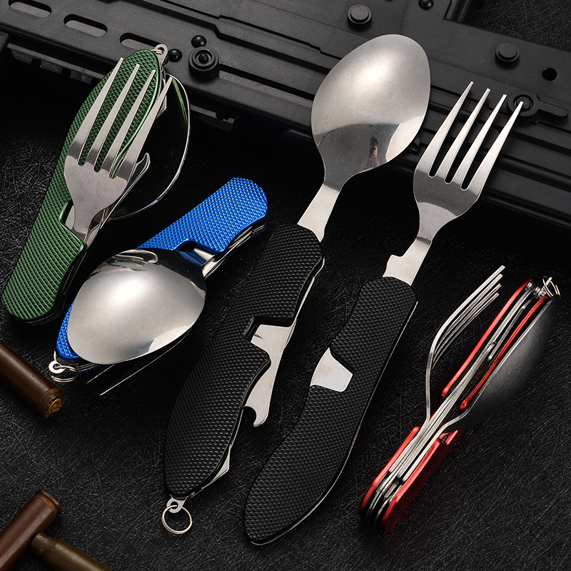 Conjunto de utensílio de acamp - Camping Cooking Knife Set avaliação e preço