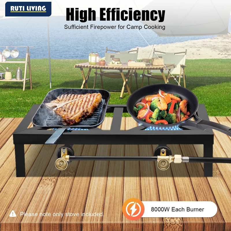 Fogão a Gás Portátil de 1/2 Qu - Camping Cooking Appliances avaliação e preço