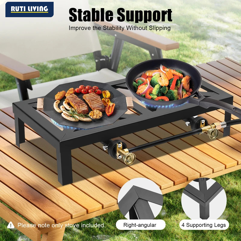 Fogão a Gás Portátil de 1/2 Qu - Camping Cooking Appliances avaliação e preço