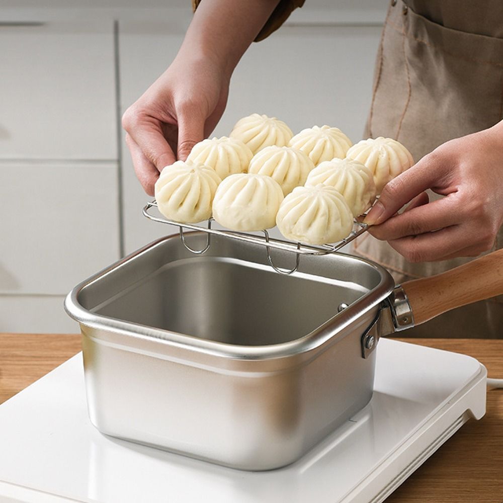 Frigideira portátil de aço ino - Camping Cooking Wok avaliação e preço
