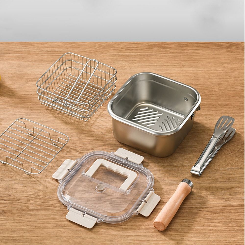 Frigideira portátil de aço ino - Camping Cooking Wok avaliação e preço