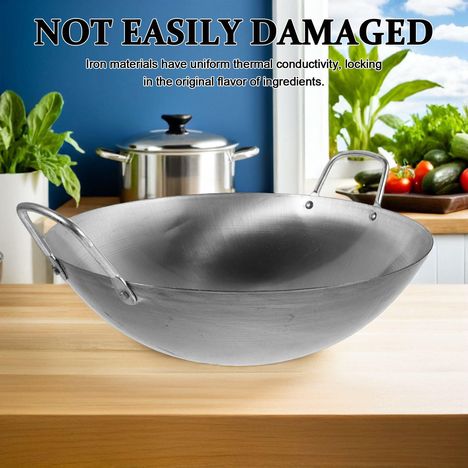 Suporte de Ferro para Wok Anti - Camping Cooking Wok avaliação e preço