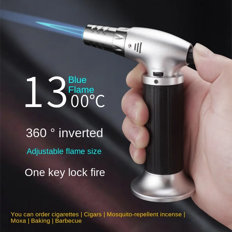 Tocha de butano de chama azul  - Camping Cooking Torch avaliação e preço