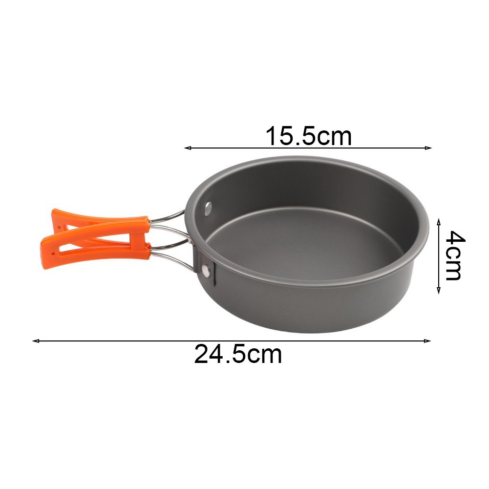 Panela de Fritura de Alumina q - Camping Cooking Wok avaliação e preço