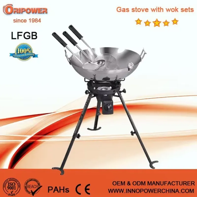 Fogão a Gás Portátil para Camp - Camping Cooking Wok avaliação e preço