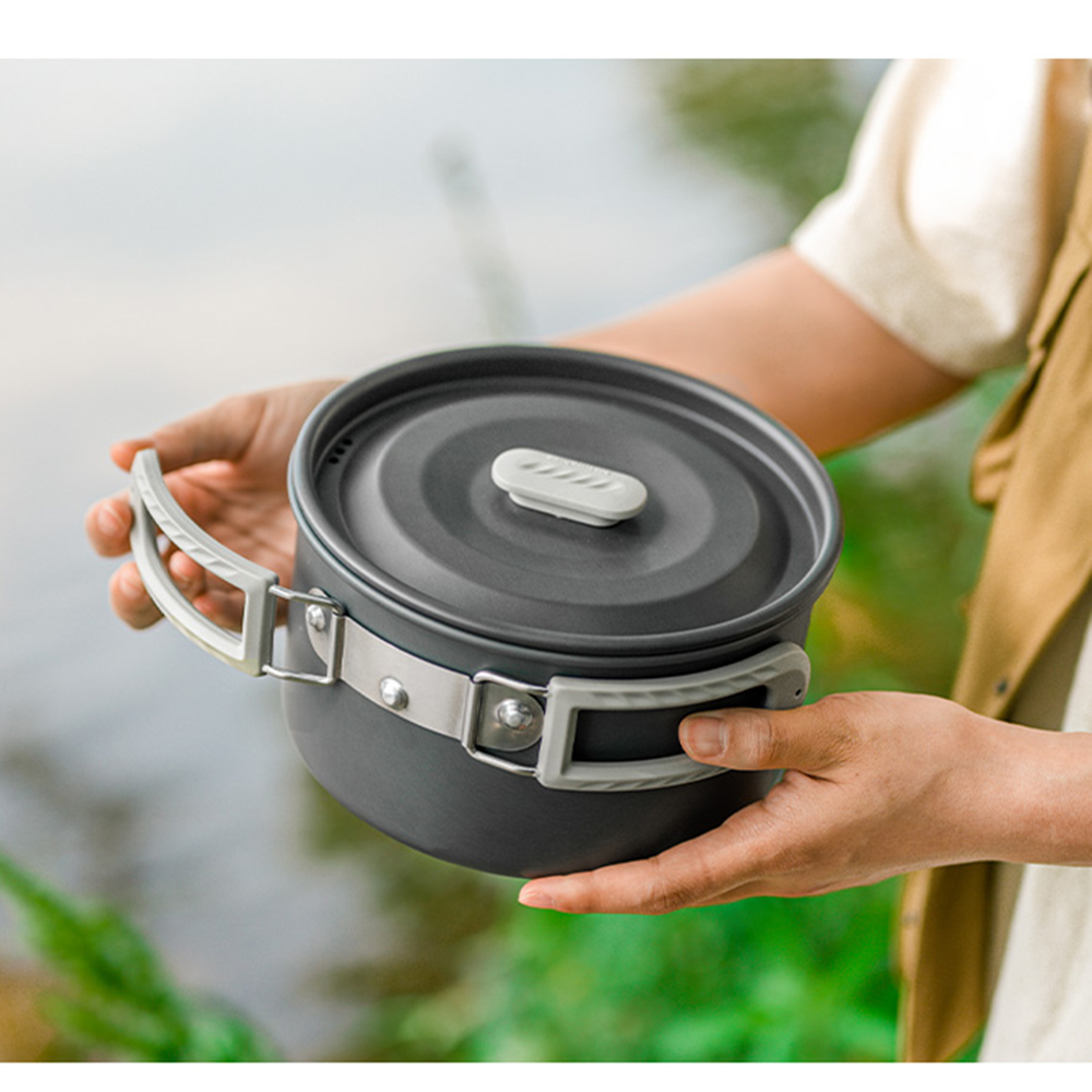 Naturehike conjunto de panelas - Camping Cooking Pan Set avaliação e preço