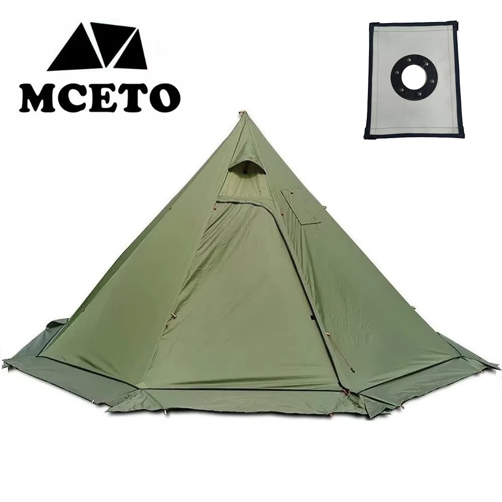 Nova barraca piramidal com sai - Camping Cooking Tent avaliação e preço