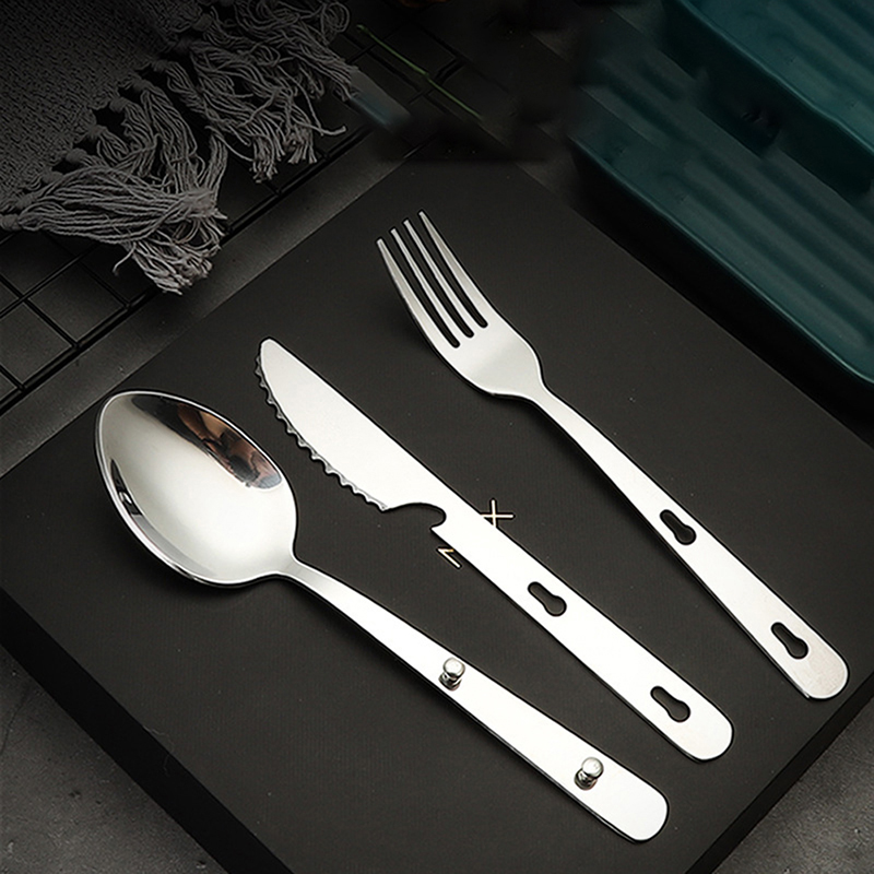 Conjunto de Talheres Portáteis - Camping Cooking Knife Set avaliação e preço
